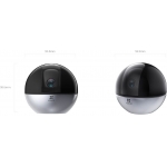 EZVIZ 瑩石 E6 3K Pan & Tilt 智能室內攝影機 - HomeKit兼容、AI偵測、雙向通話